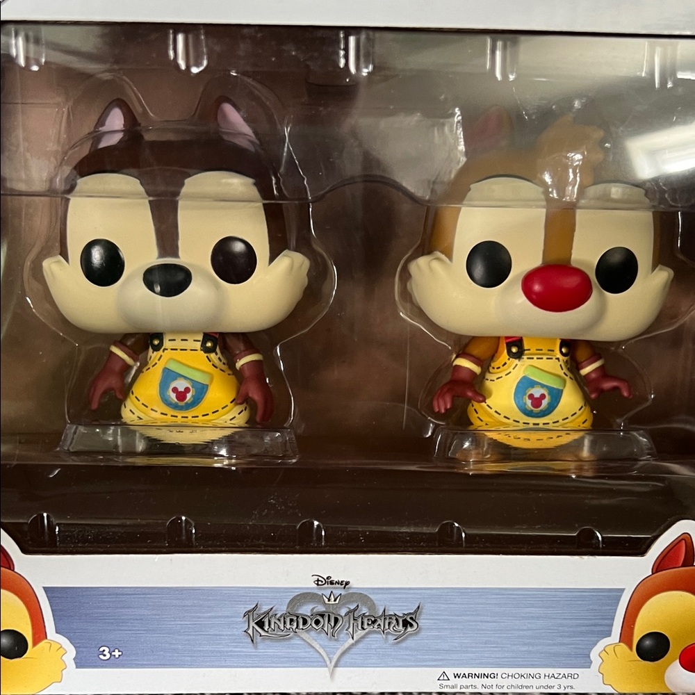 BNWT FUNKO POP! Disney Chip and Dale Kingdom Hearts Figures - Picture 2 of 6